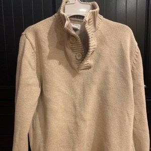 Tan Boy’s  Sweater, Lg (12/14)
